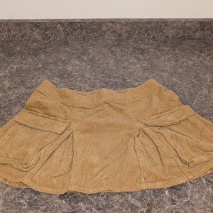 Wild Fable Corduroy Mini Skirt in Tan